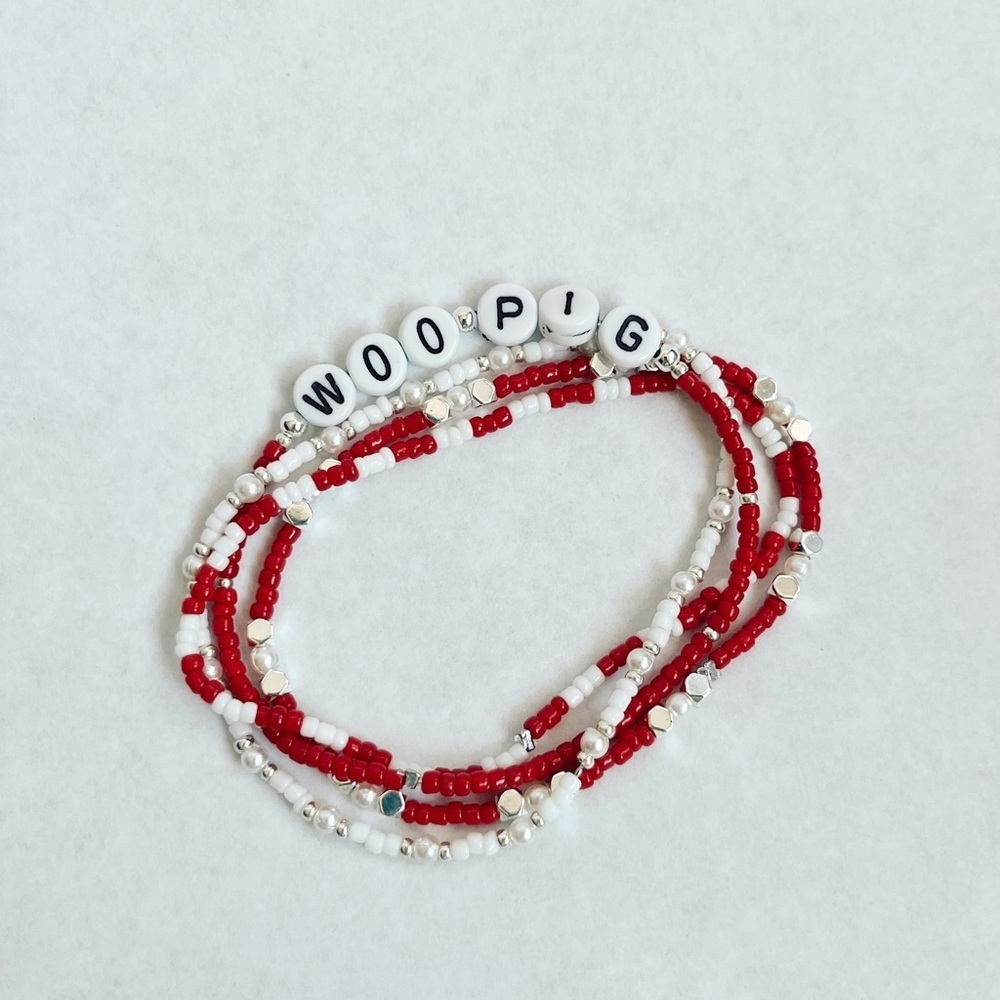 University of Arkansas Bracelet Set
